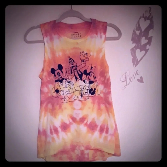 Disney Mickey Mouse Tops - NWOT Disney Mickey Mouse & Friends Tie Dye…